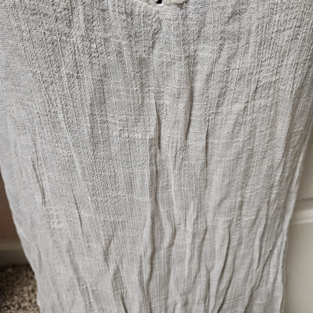 VENUS White Relaxed Cropped Tunic Or Swimsuit Cover-Up - Picture 4 of 13